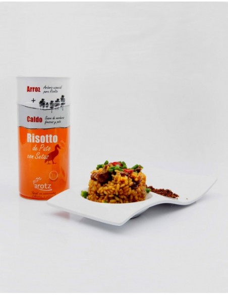 AROTZ RISOTTO DE DE PATO CON SETAS 550 gr 2 Raciones