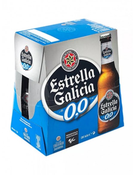 ESTRELLA GALICIA O,O 25 CL PACK 6