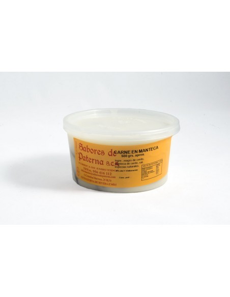 SABORES DE PATERNA LOMO EN MANTECA COLORÁ TARRINA  250 gr