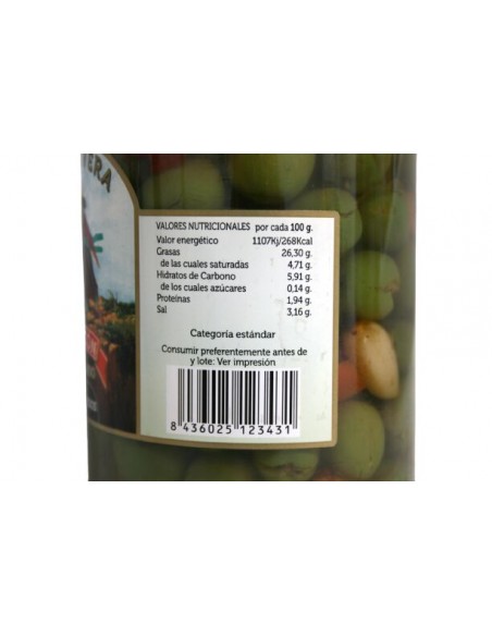 CHICÓN ACEITUNAS CHUPADEOS 900 gr