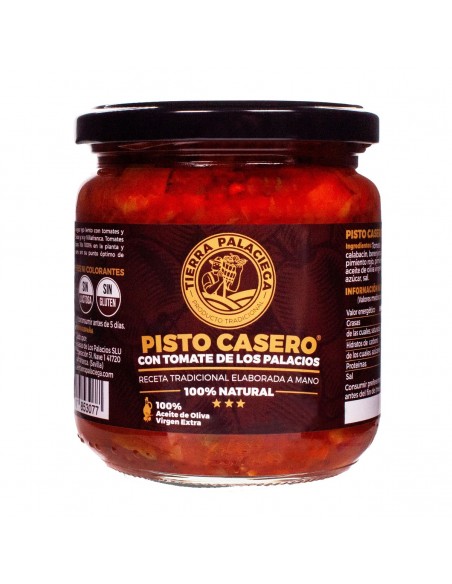 PISTO CASERO CON TOMATE DE LOS PALACIOS 340 gr