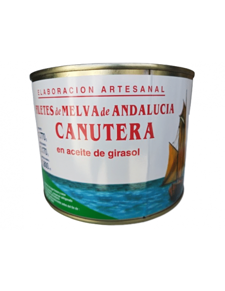 LA TARIFEÑA FILETES DE MELVA CANUTERA DE ANDALUCÍA EN ACEITE 1800 gr