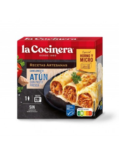 LA COCINERA CANELONES DE ATÚN CON...