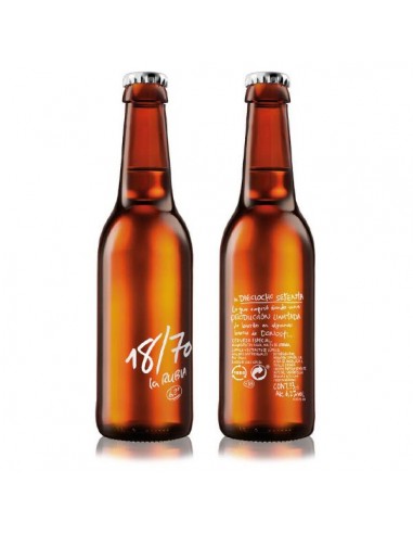CERVEZA LA RUBIA DE DONOSTI 18/70 33 CL