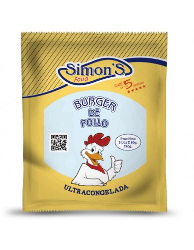 SIMON´S HAMBURGUESAS DE POLLO PACK...