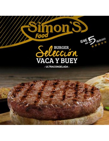 SIMON´ HAMBURGUESA DE BUY Y VACA 200 gr