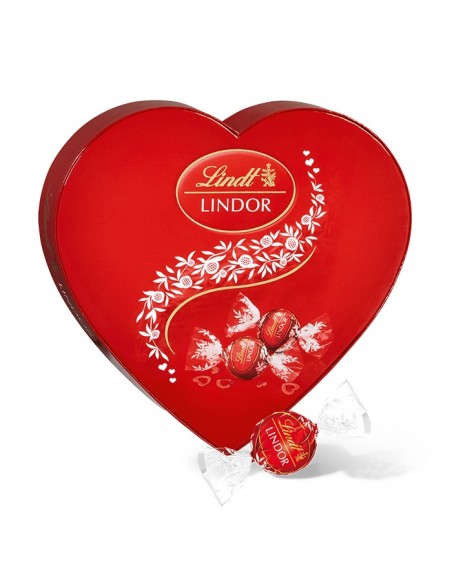 LINDT CAJA CORAZÓN LINDOR LECHE 200 gr