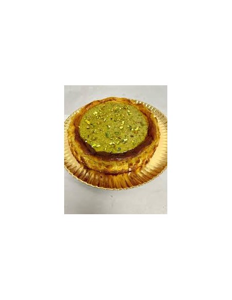 LA MADRE CRIS TARTA DE QUESO CON CHOCOLATE BLANCO Y PISTACHO 1.5 Kg (10/12 raciones).