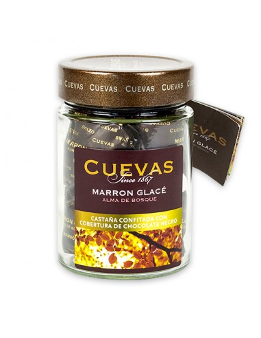 CUEVAS MARRÓN GLACÉ CON CHOCOLATE 160 gr
