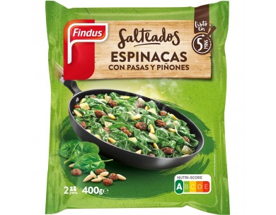 FINDUS SALTEADO ESPINACAS...