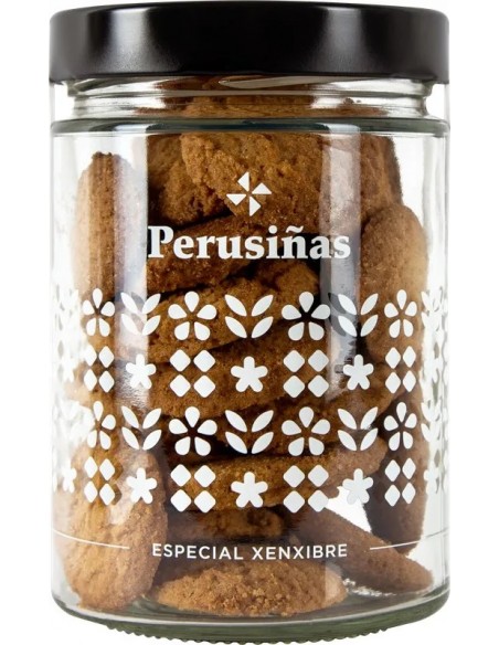 PERUSIÑAS GALLETAS GALLEGAS ARTESANAS DE MANTEQUILLA CON CANELA 170 gr