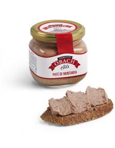 OBACH PATÉ ARTESANO DE MONTAÑA VIDRIO...