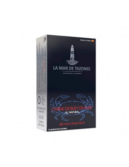 LA MAR DE TAZONES CARNE DE BUEY DE MAR AL NATURAL OL-120 gr