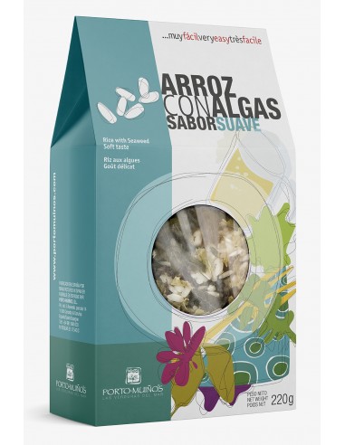 PORTO MUIÑOS ARROZ MELOSO CON ALGAS WAKAME 200 gr