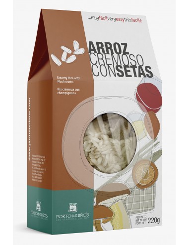 PORTO MUIÑOS ARROZ MELOSO CON SETAS 200 gr