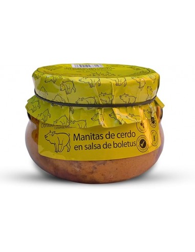 MANITAS DE CERDO EN SALSA DE BOLETUS...
