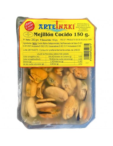 ARTE IÑAKI CARNE DE MEJILLÓN COCIDO...