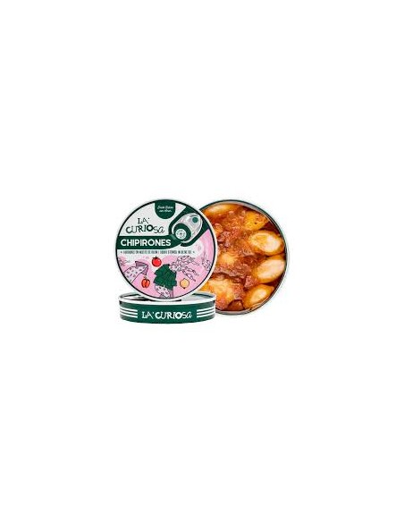 LA CURIOSA CHIPIRONES GUISADOS EN A.OLIVA 6/8 piezas RO-120 gr