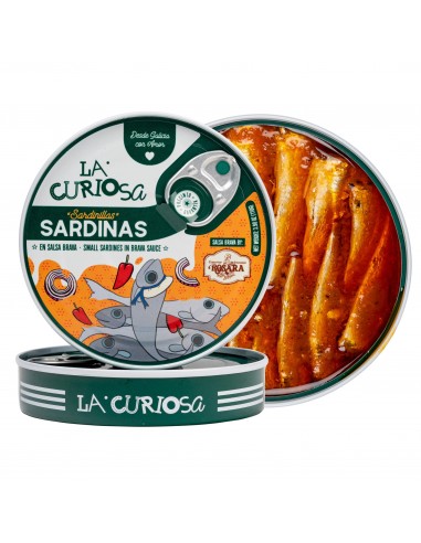 LA CURIOSA SARDINILLAS EN SALSA BRAVA...