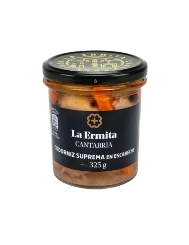 LA ERMITA CODORNIZ SUPREMA VIDRIO 325gr