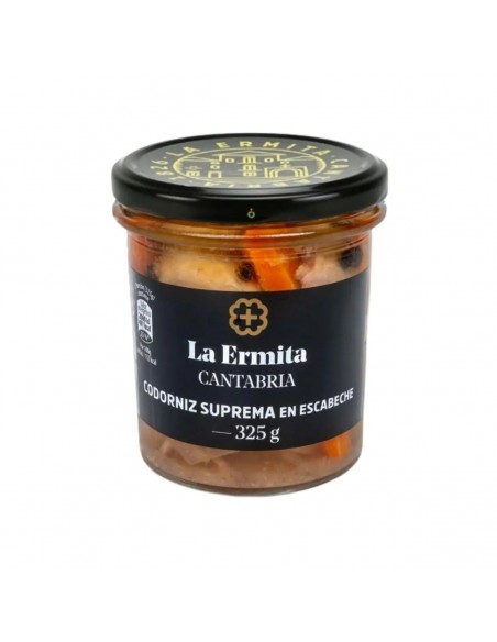 LA ERMITA CODORNIZ SUPREMA VIDRIO 325gr