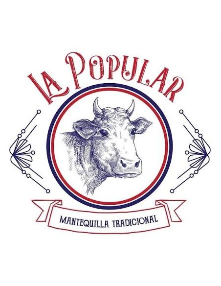 LA POPULAR MANTEQUILLA ARTESANA DE LEÓN SIN SAL 250 gr