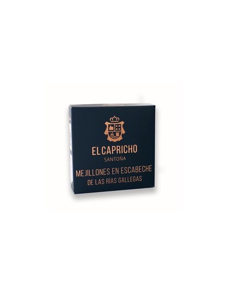 EL CAPRICHO MEJILLONES EN ESCABECHE 7/10 RO-120 gr