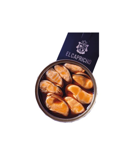 EL CAPRICHO MEJILLONES EN ESCABECHE 7/10 RO-120 gr