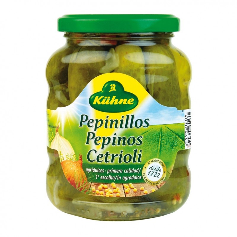 KÜHNE PEPINILLOS AGRIDULCES 330 gr
